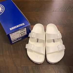Arizona EVA Birkenstocks white